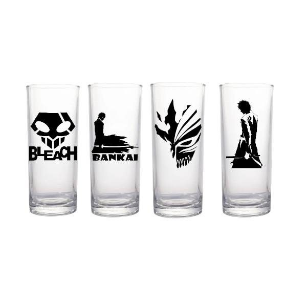 SET DE VASOS ALTOS ANIME BLEACH - ICHIGO - 1