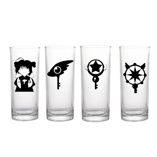 SET DE VASOS ALTOS ANIME SAKURA CARD CAPTOR - 1