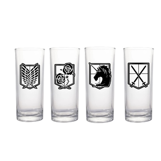SET VASOS ALTOS SHINGEKI NO K./ATTACK ON TITAN - 1