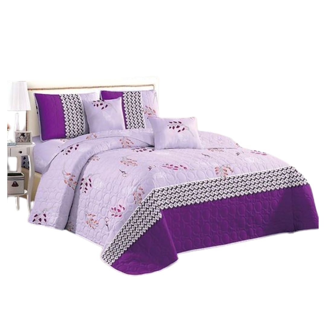 CUBRECAMA LILA QUILT VERANO 2 PLAZAS PROVIDENCE KFL245 - 1