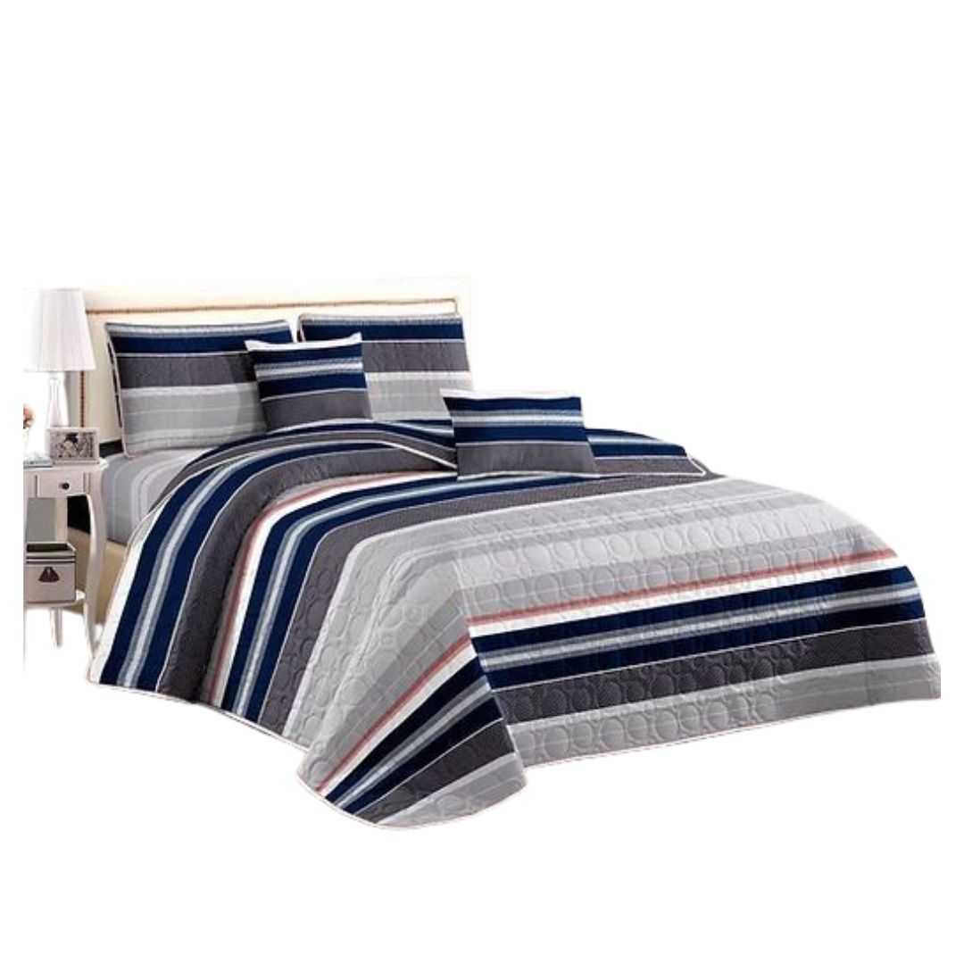 CUBRECAMA MULTICOLOR QUILT VERANO 2 PLAZAS EVEREST KFL244 - 1