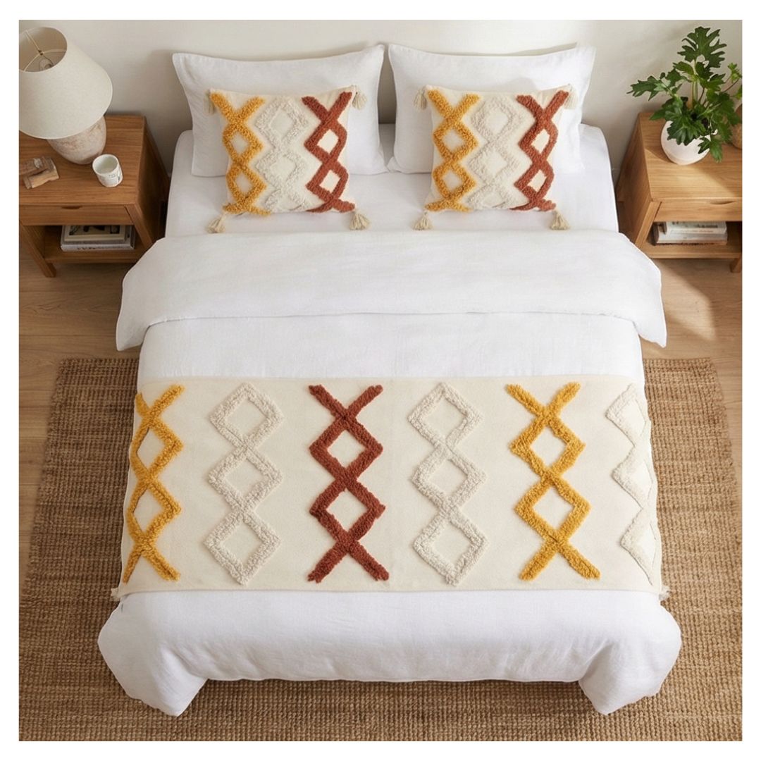 SET DE PIECERA BOHO 2 PLAZAS/KING - VERONA - 3