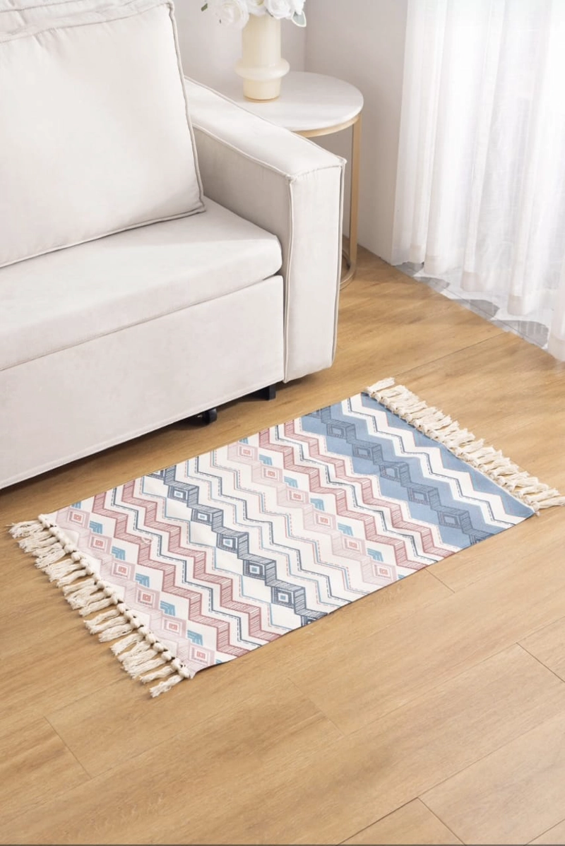 BAJADA DE CAMA RÚSTICA 60X90 CMS OCEAN - 1