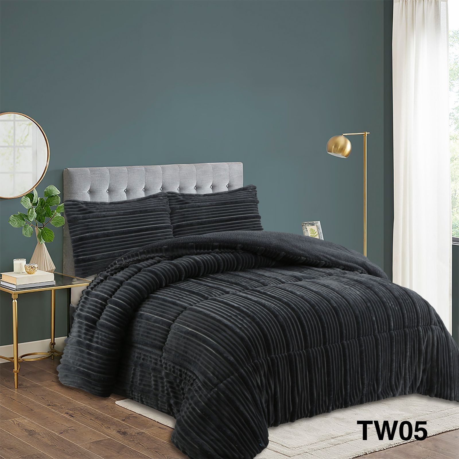 COBERTOR PLUSH 2 PLAZAS INDIANAPOLIS TW05 - 1