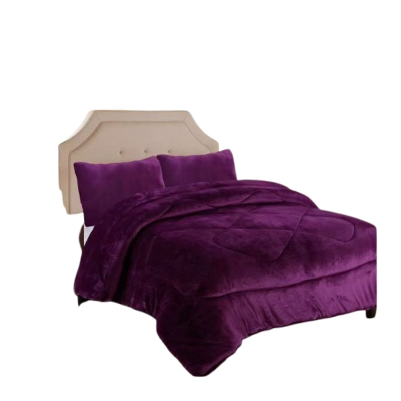 COBERTOR CHIPORRO INVIERNO 2 PLAZAS - MORADO - 1