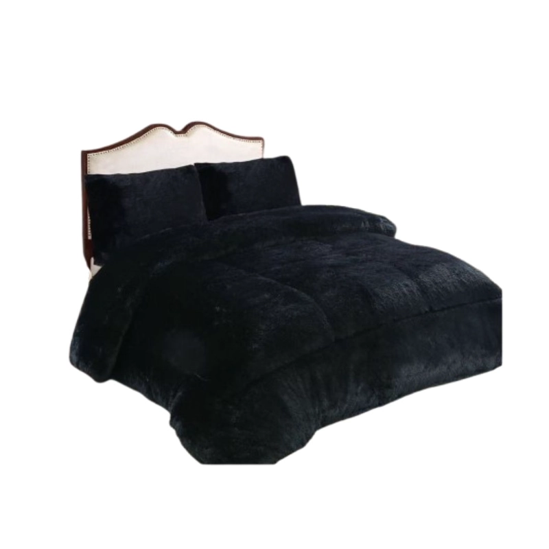 COBERTOR CHIPORRO INVIERNO 2 PLAZAS - NEGRO S001 - 1
