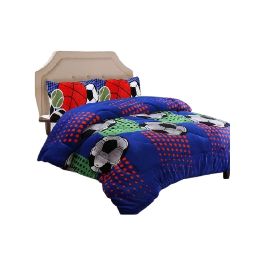 COBERTOR CHIPORRO INFANTIL 1.5 PLAZAS - MUNDO BALONES M084 - 2