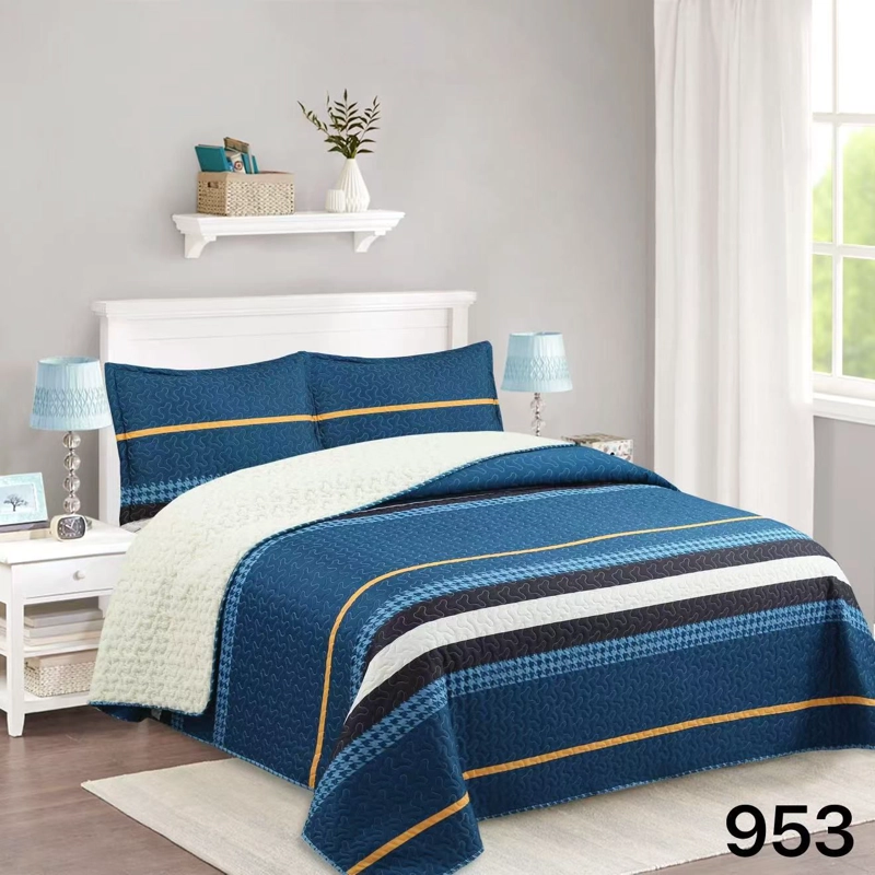 CUBRECAMA SHERPA 2 PLAZAS - AZUL SUECIA M953 - 5