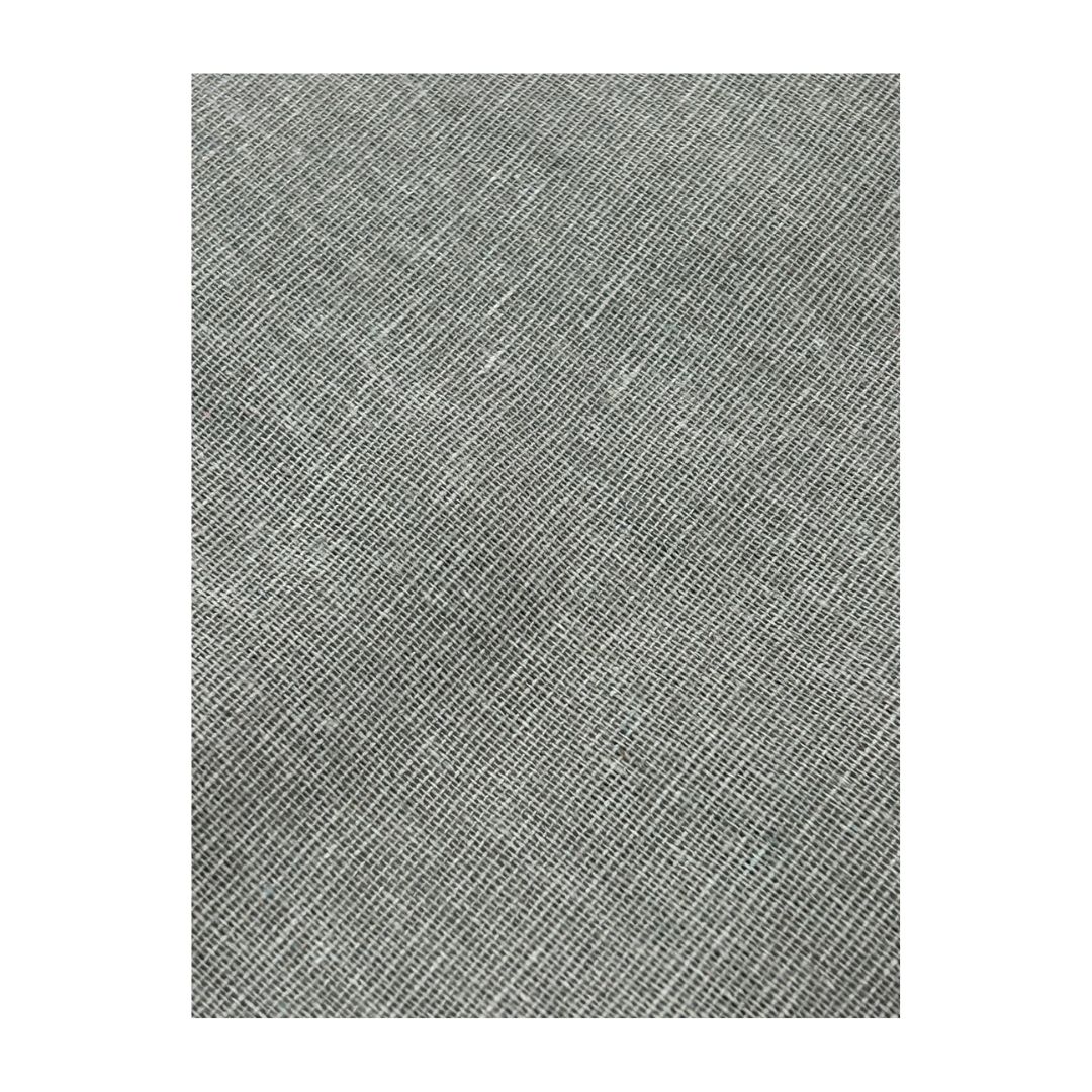 MANTEL RECTAGULAR DE LINO 140 X 220 CM - GRIS LISO M3 - 2
