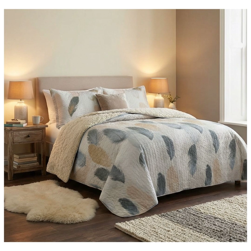 CUBRECAMA QUILT SHERPA 2 PLAZAS - DAKOTA M967 - 1