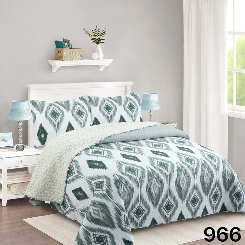 CUBRECAMA QUILT SHERPA KING - ÉTNICO M966 - 5