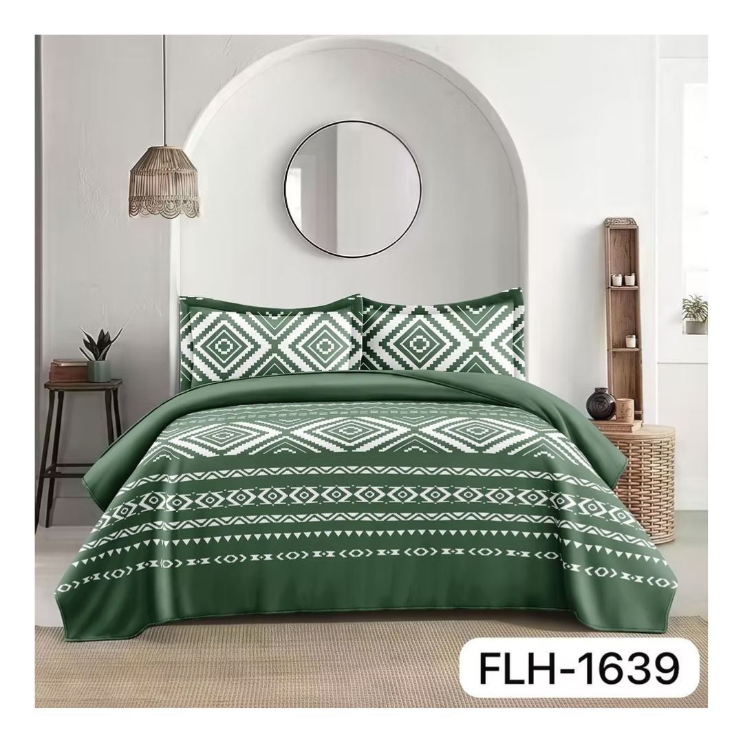 CUBRECAMA QUILT DE VERANO 1.5 PLAZAS - OHIO FLH1639 - 1