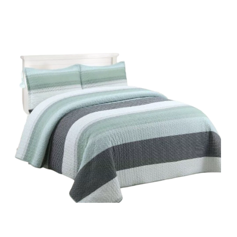 CUBRECAMA QUILT VERANO 1.5 PLAZAS - VERDE MATIZ XF91 - 2