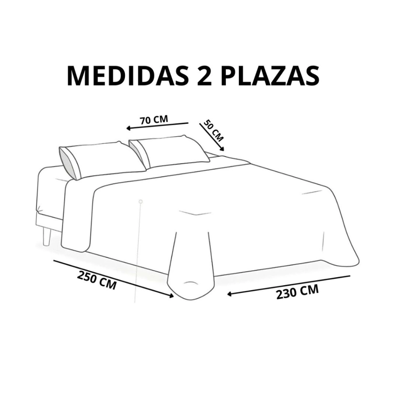 CUBRECAMA QUILT VERANO 2 PLAZAS - NEGRO MATIZ XF86 - 3