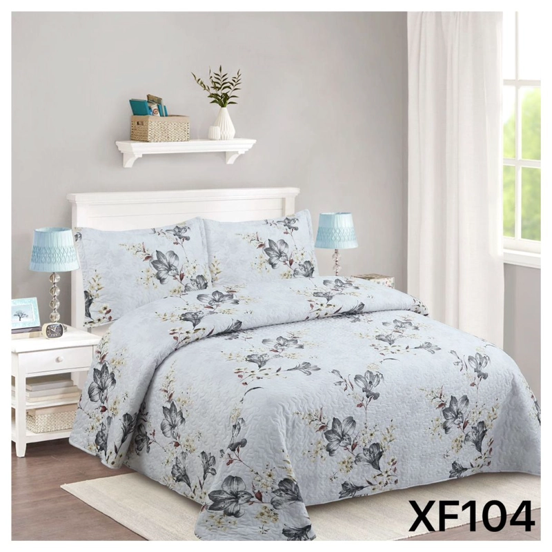 CUBRECAMA QUILT VERANO KING - FLORIPA XF104 - 1