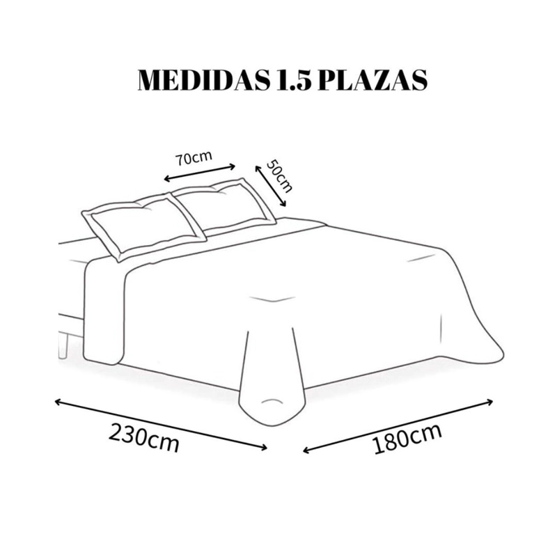 CUBRECAMA QUILT VERANO 1.5 PLAZAS-DINOSAURIOS PREHISTORICOS KFL801 - 4