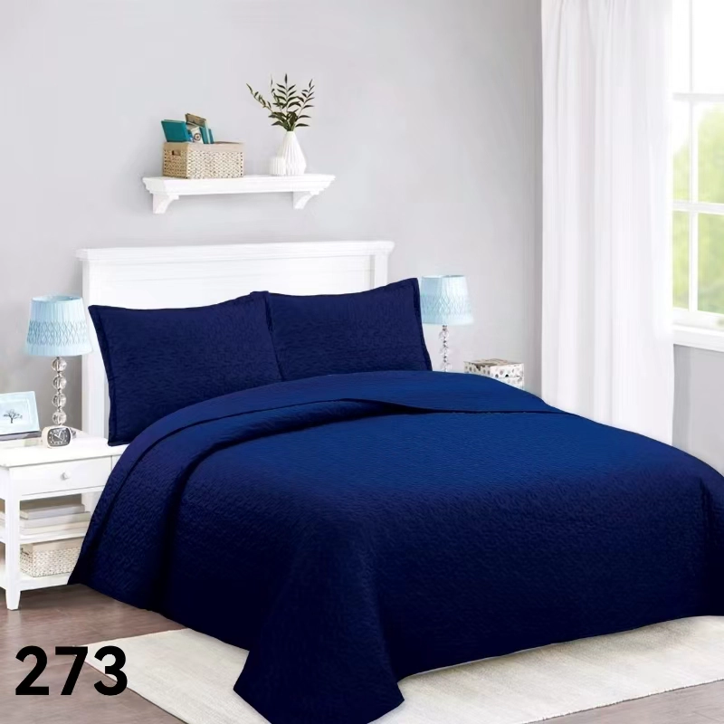 CUBRECAMA QUILT VERANO KING - AZUL MARINO 273 - 1