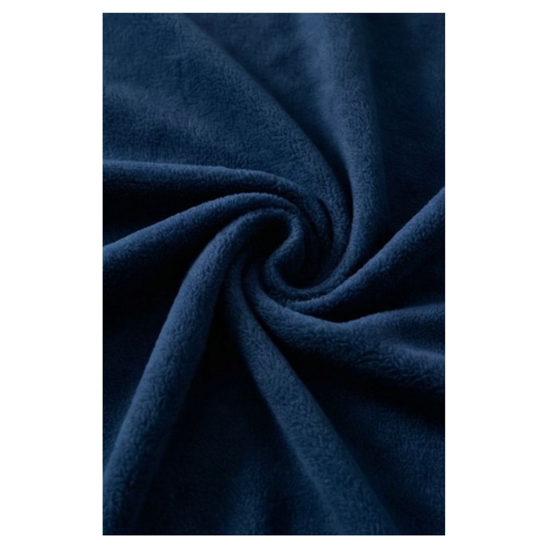 JUEGO DE SABANAS POLAR 1.5 PLAZAS - AZUL MARINO - 4