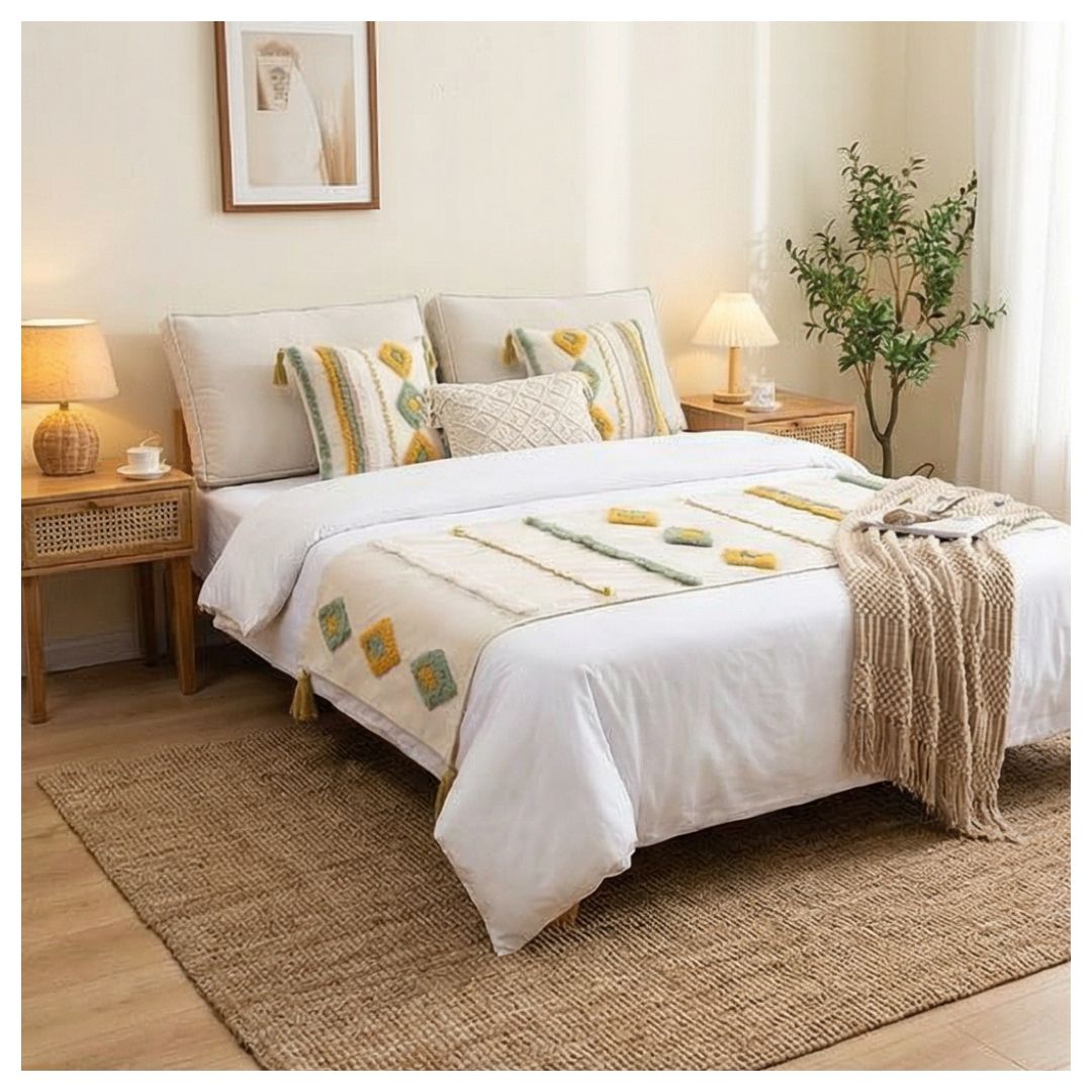 SET DE PIECERA BOHO 2 PLAZAS/KING - SIENA - 1