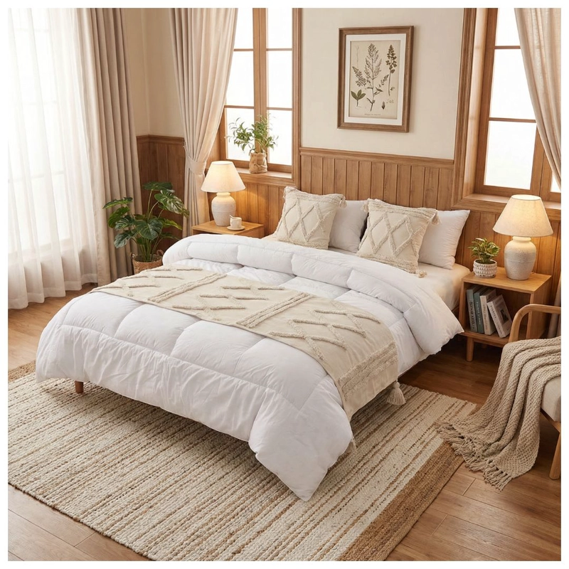 SET DE PIECERA BOHO 2 PLAZAS/KING - OSTUNI - 1
