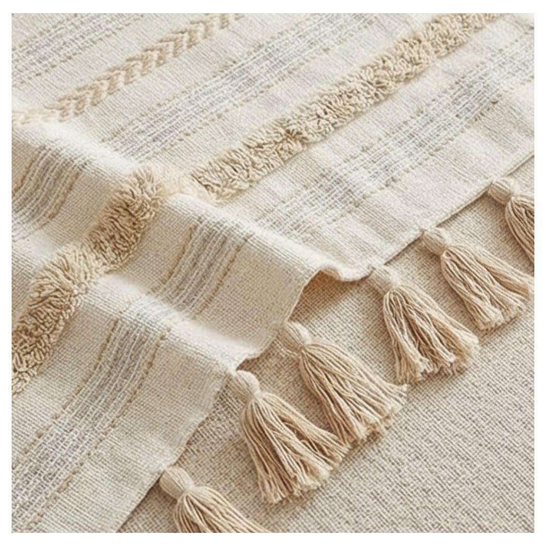 SET DE PIECERA BOHO 2 PLAZAS/KING - AMALFI - 2