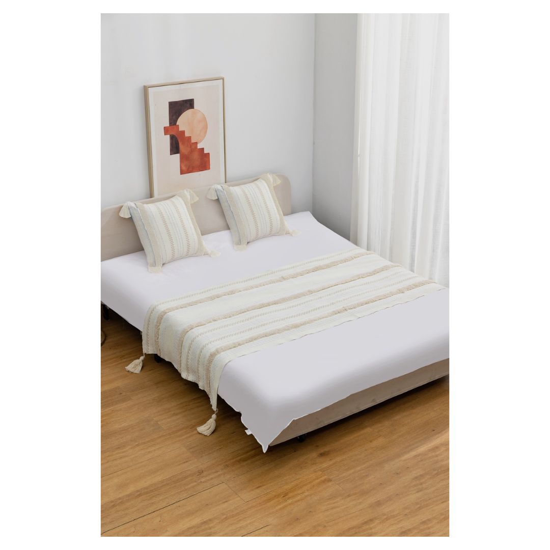 SET DE PIECERA BOHO 2 PLAZAS/KING - AMALFI - 3