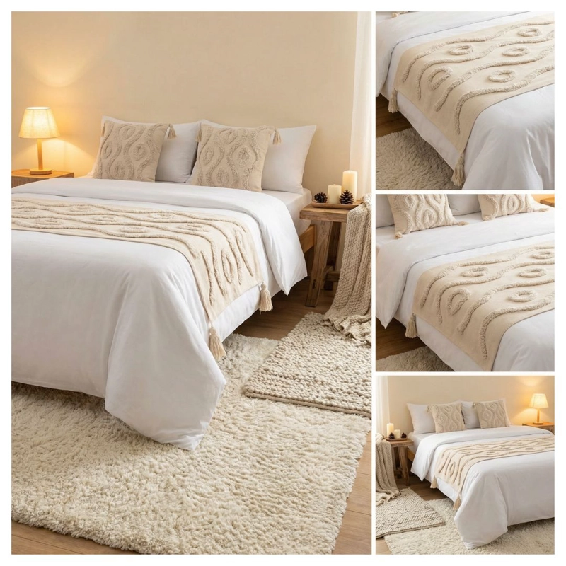 SET DE PIECERA BOHO 2 PLAZAS/KING - CAPRI - 4