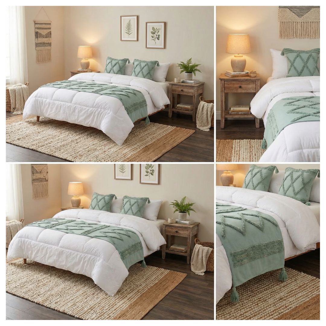SET DE PIECERA BOHO 2 PLAZAS/KING - TOSCANA - 5