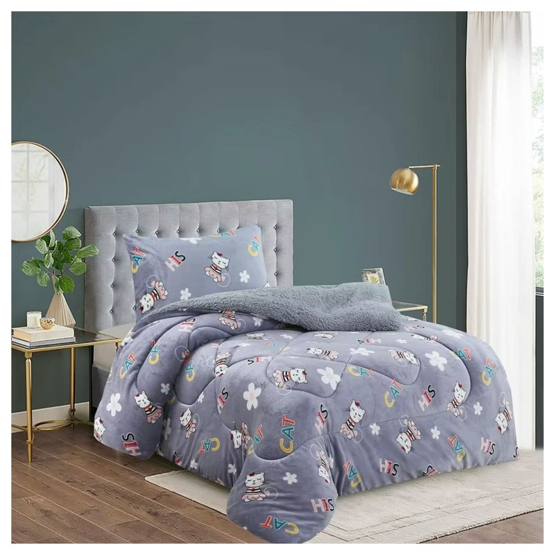 COBERTOR CHIPORRO INVIERNO INFANTIL 1.5 PLAZAS - KITTY STRAWBERRY 198 - 4