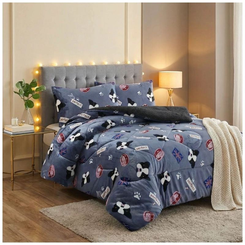 COBERTOR CHIPORRO INVIERNO INFANTIL 1.5 PLAZAS - BULL DOG INGLE S 197 - 1