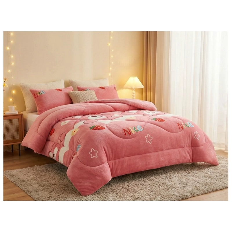 COBERTOR CHIPORRO INVIERNO 1.5 PLAZAS - LOVE A LOT VEAR TFYH56 - 3