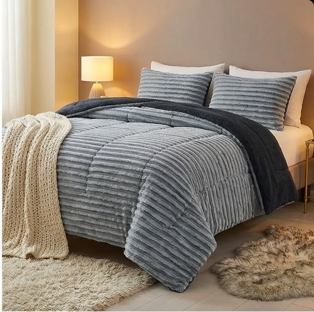 COBERTOR CHIPORRO INVIERNO FLANNEL 2 PLAZAS - ZURICH DN14 - 1