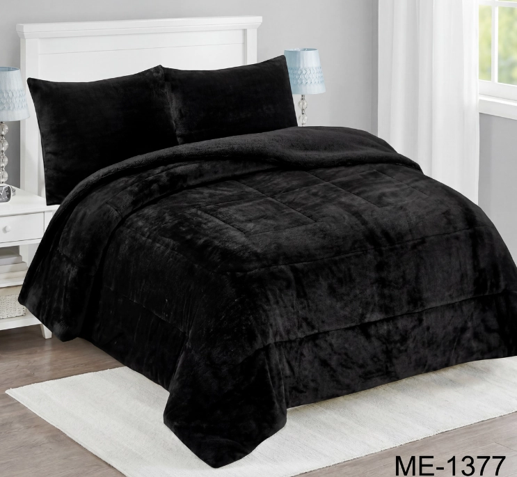 COBERTOR CHIPORRO INVIERNO 2.0 PLAZAS NEGRO-1377 - 1