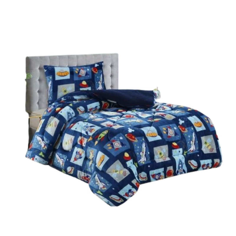 COBERTOR CHIPORRO INVIERNO 1.5 PLAZAS - NAVES ESPACIALES NIÑO M202 - 1