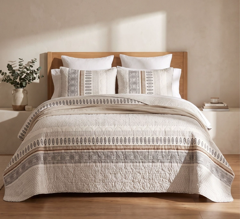 CUBRECAMA QUILT VERANO 2 PLAZAS - KANSAS KFL246 - 1
