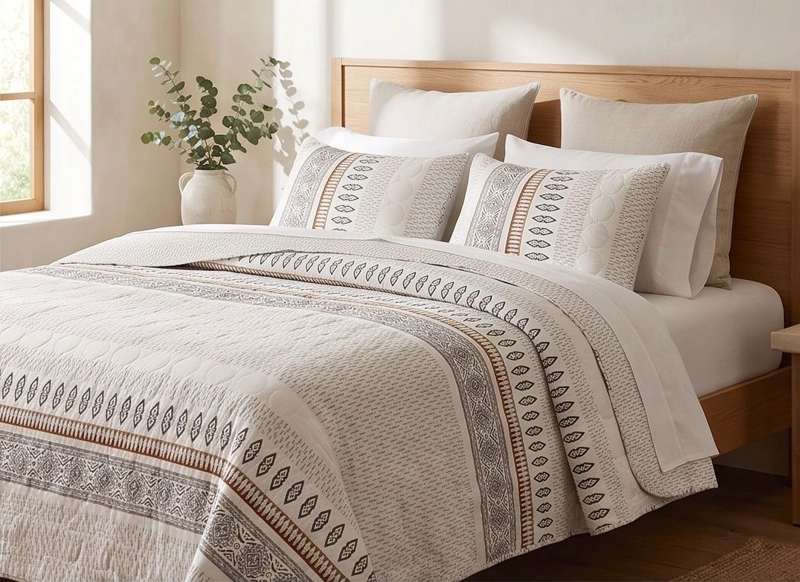 CUBRECAMA QUILT VERANO 2 PLAZAS - KANSAS KFL246 - 2