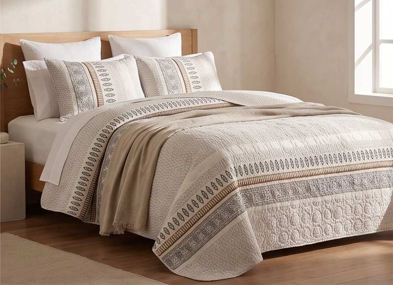 CUBRECAMA QUILT VERANO 2 PLAZAS - KANSAS KFL246 - 3