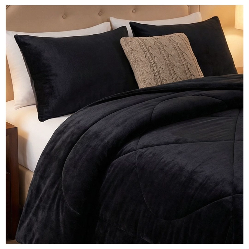 COBERTOR CHIPORRO INVIERNO KING - NEGRO - 2