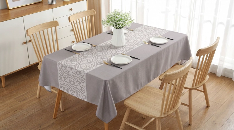 MANTEL RECTANGULAR ANTIMANCHAS IMPERMEABLE 140X220 CM - ZEN - 1