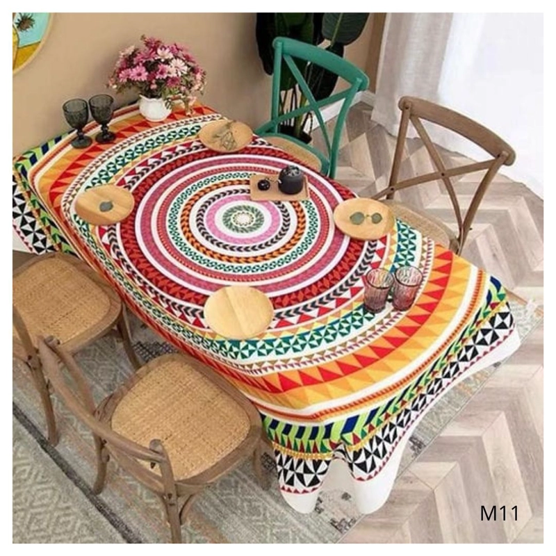 MANTELES ANTIMANCHAS 140X220 CM - MANDALA MULTICOLOR M11 - 1