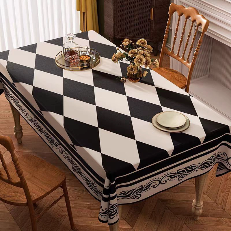 MANTELES ANTIMANCHAS IMPERMEABLE 140X220 CM - TABLERO CHESS - 2