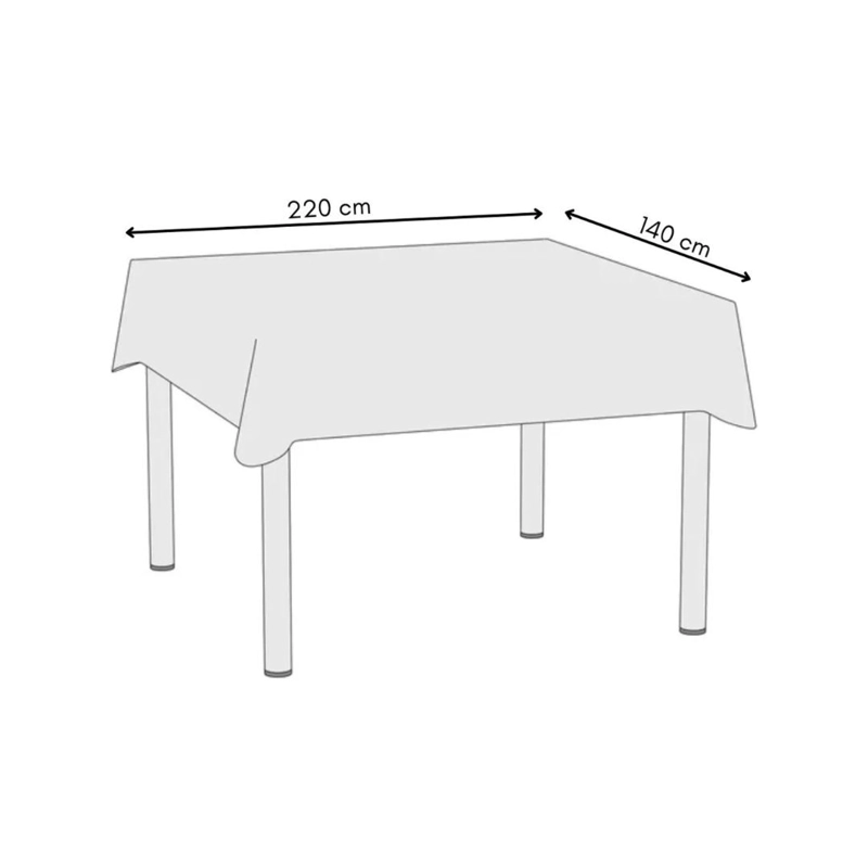 MANTELES ANTIMANCHAS IMPERMEABLE 140X220 CM - TABLERO CHESS - 3