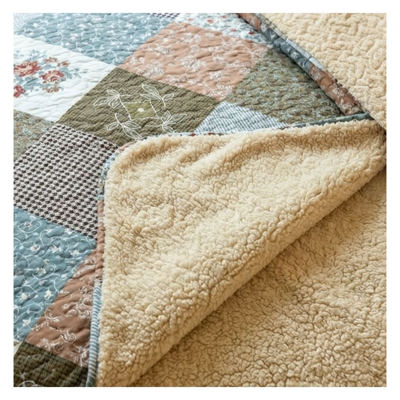 CUBRECAMA SHERPA KING - PATCHWORK BANGKOK CAFE  M936 - 2
