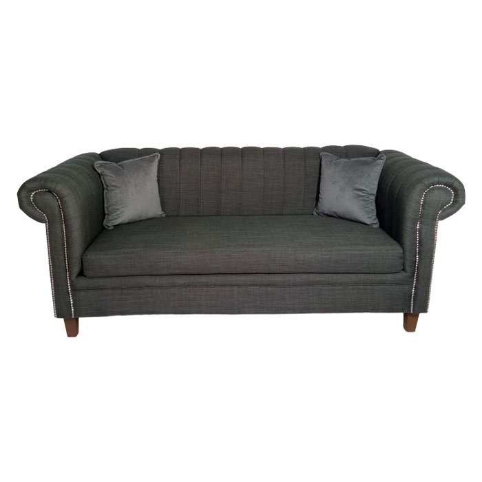 SOFA MUEBLERÍA LATINA LINEAL 3 CUERPOS LINO BRABANTE - 3