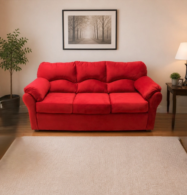 SOFA MUEBLERÍA LATINA DECO 3 CUERPOS FELPA - 1