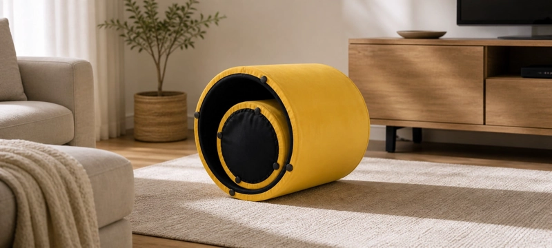 PACK  X 2 POUF FELPA - 3