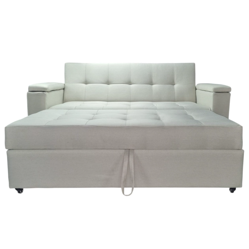 SOFA CAMA FUNCIONAL 2 PLZ LONDRES LINO CRUDO - 3