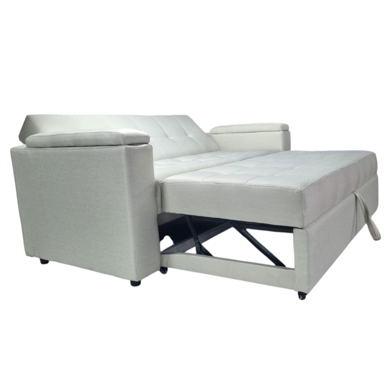 SOFA CAMA FUNCIONAL 2 PLZ LONDRES LINO CRUDO - 6
