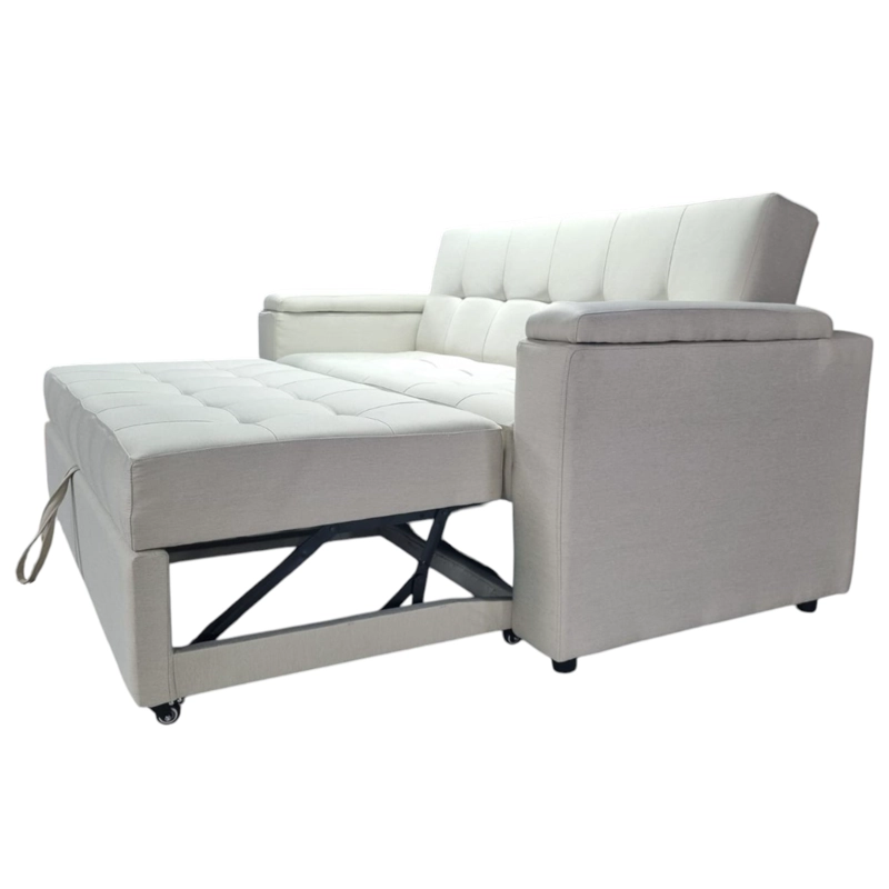 SOFA CAMA FUNCIONAL 2 PLZ LONDRES LINO CRUDO - 8