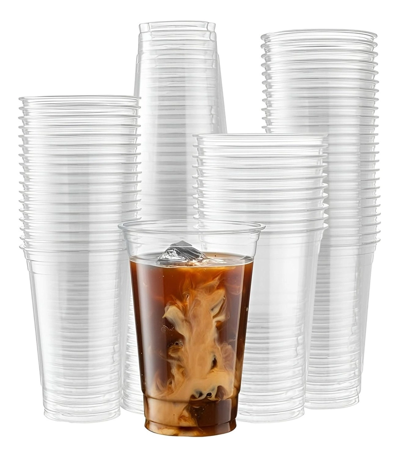 VASO PLASTICO DESECHABLE VASOS TRANSPARENTES 500ML - 1
